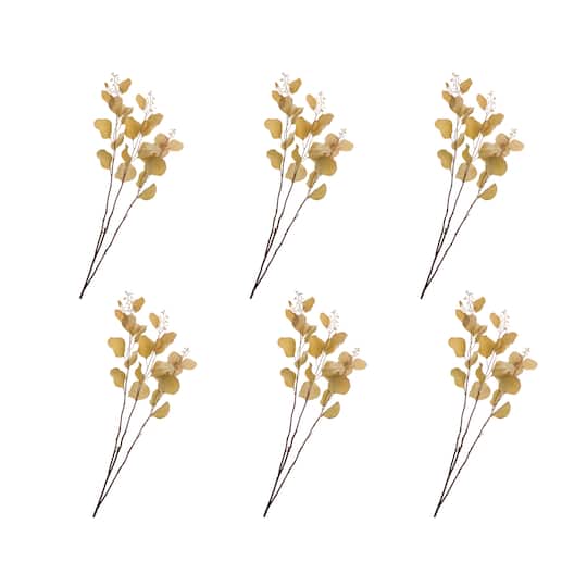 38" Seeded Eucalyptus Stems, 6ct.